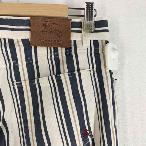 バーバリーブルーレーベル BURBERRY BLUE LABEL ランダムストライプパンツ メンズ 79