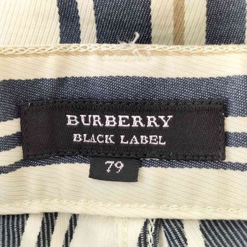 バーバリーブルーレーベル BURBERRY BLUE LABEL ランダムストライプパンツ メンズ 79