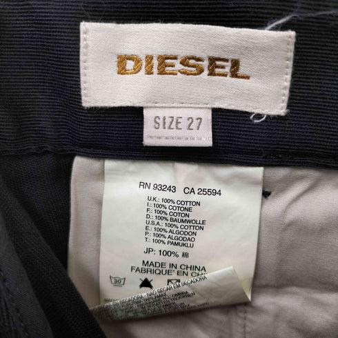 ディーゼル DIESEL サイドラインコットンパンツ メンズ US:27