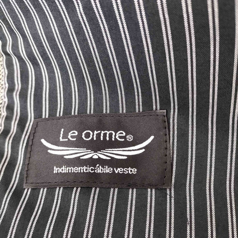 le orme ヘリンボーン3ピースセットアップ メンズ 92A5