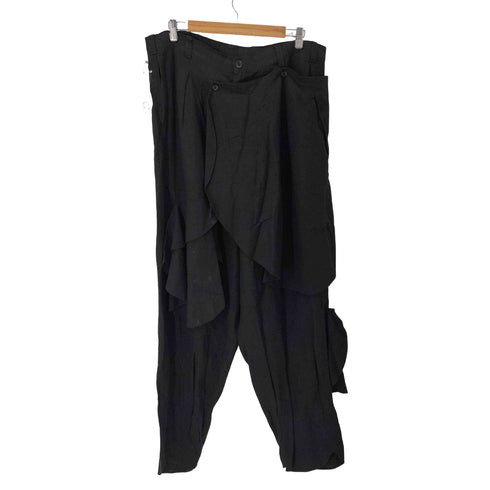 ヨウジヤマモトプールオム Yohji Yamamoto POUR HOMME 24SS RYCANVAS U-FLUTTERING F PANTS メンズ JPN:4