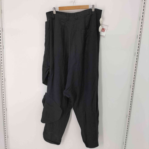ヨウジヤマモトプールオム Yohji Yamamoto POUR HOMME 24SS RYCANVAS U-FLUTTERING F PANTS メンズ JPN:4