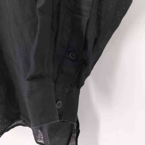 ヨウジヤマモトプールオム Yohji Yamamoto POUR HOMME 24SS False Collar Blouse (Black) メンズ JPN:4