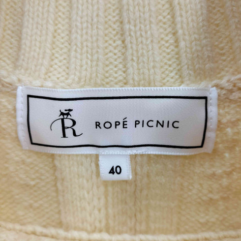 ロペピクニック Rope Picnic 22SS バックスリットプルオーバー ニット セーター レディース JPN:40