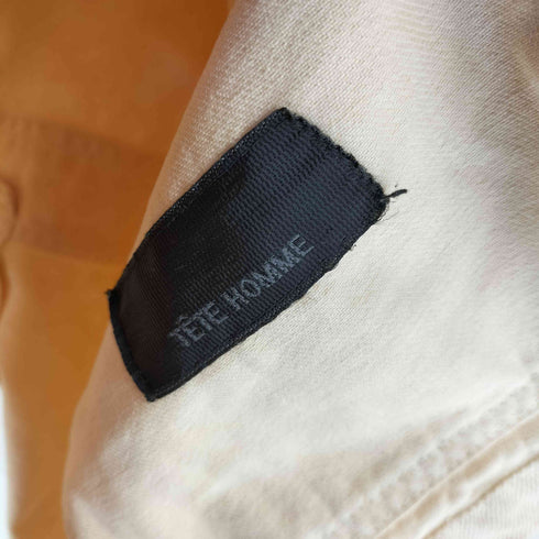 テットオム TETE HOMME 比翼 スタンドカラーデニムジャケット メンズ