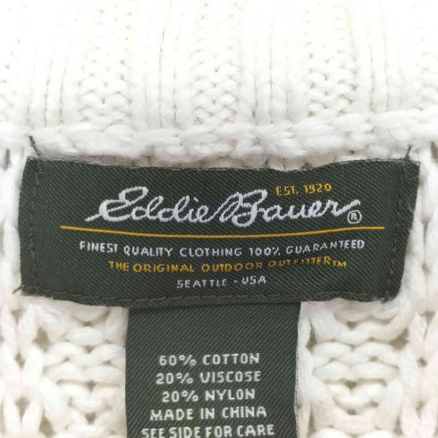 エディーバウアー Eddie Bauer ノーカラーコットンカーディガン メンズ import:S