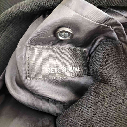 テットオム TETE HOMME フラップポケットジャケット 1タックスラックス セットアップ メンズ JK L / PT M