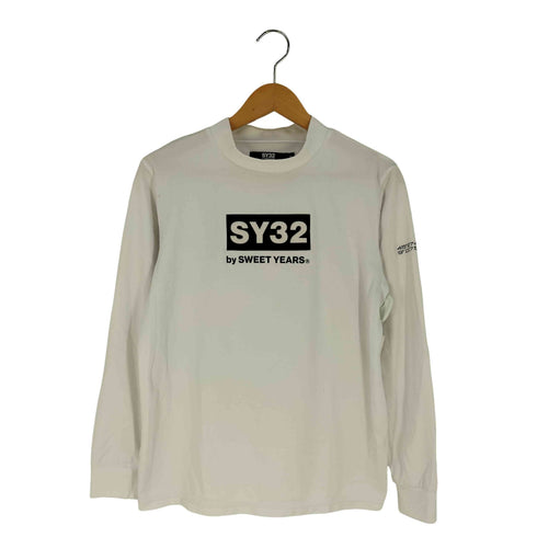 エスワイサーティトゥー SY32 by SWEET YEARS MOCK NECK CRIMPING L/S TEE モックネック クリンピング ロングスリーブ Tシャツ メンズ import:S