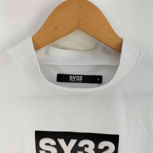 エスワイサーティトゥー SY32 by SWEET YEARS MOCK NECK CRIMPING L/S TEE モックネック クリンピング ロングスリーブ Tシャツ メンズ import:S