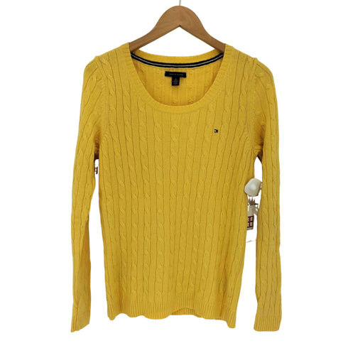 トミーヒルフィガー TOMMY HILFIGER ゲージ編み プルオーバー ニット レディース import:M
