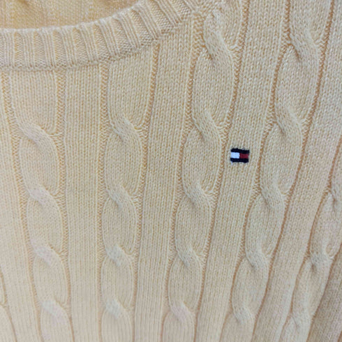 トミーヒルフィガー TOMMY HILFIGER ゲージ編み プルオーバー ニット レディース import:M