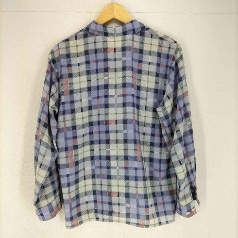 アクアスキュータム AQUASCUTUM チェック柄ポリエステルシャツ レディース