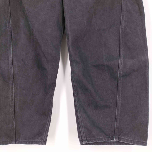 スタジオニコルソン STUDIO NICHOLSON AKERMAN DENIM BLACK ブラック デニムパンツ レディース 0