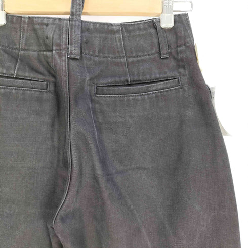 スタジオニコルソン STUDIO NICHOLSON AKERMAN DENIM BLACK ブラック デニムパンツ レディース 0