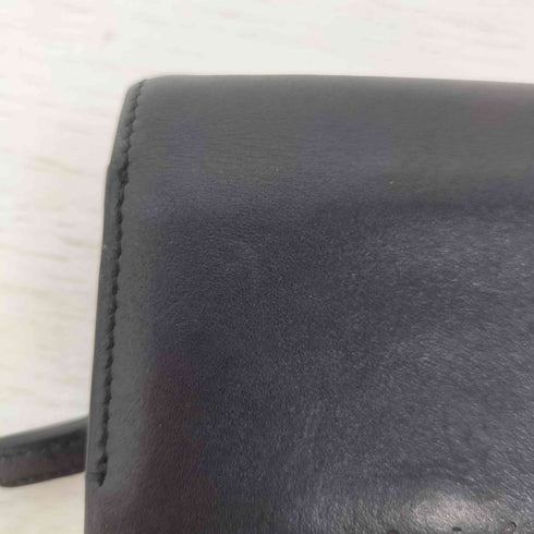 アニエスベー agnes b. エンボスロゴレザー三つ折り財布 メンズ