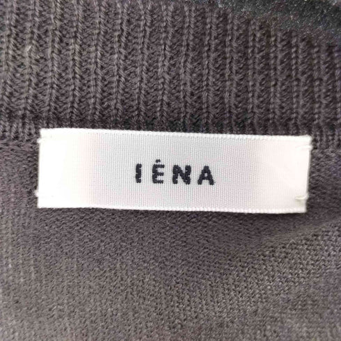 イエナ IENA コットン麻クルーネックカーディガン レディース FREE