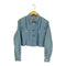 アベイシングエイプ A BATHING APE APEE カットオフ加工プリーツデニムシャツ レディース JPN:S