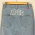 アベイシングエイプ A BATHING APE APEE ダメージ加工ワイドデニムパンツ レディース JPN:S