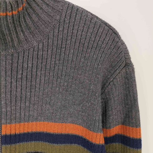 ザノースフェイス THE NORTH FACE マルチボーダー ドライバーズニット ジップアップニットジャケット メンズ import:S