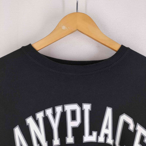 チャンピオン Champion 別注 ANYロゴ カレッジプリント クルーネック スウェット メンズ import:M