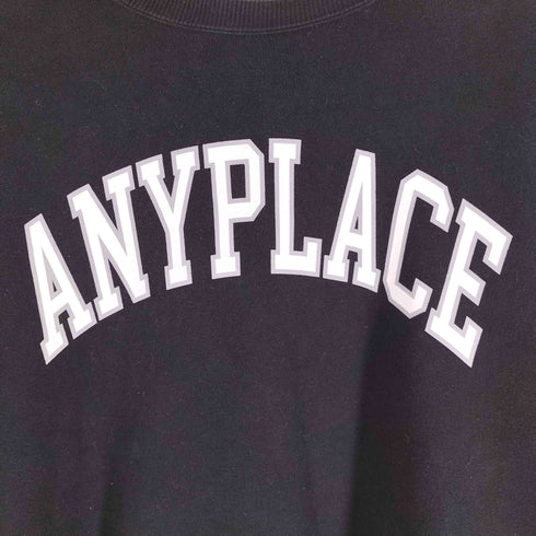 チャンピオン Champion 別注 ANYロゴ カレッジプリント クルーネック スウェット メンズ import:M