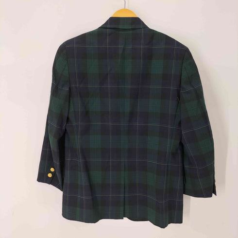 ブルックスブラザーズ 346 BROOKS BROTHERS ブラックウォッチ 3Bチェックテーラードジャケット 金ボタン メンズ 90A4