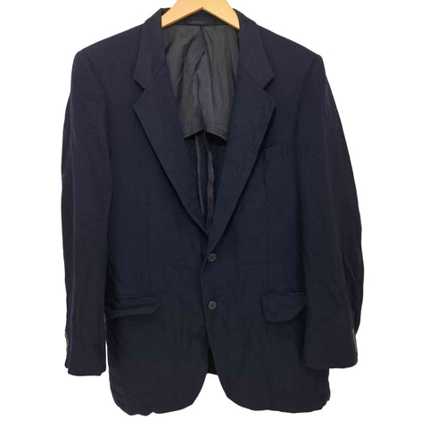アクアスキュータム AQUASCUTUM 80-90s 背抜き サマーウール 2Bテーラードジャケット メンズ 98-88-175