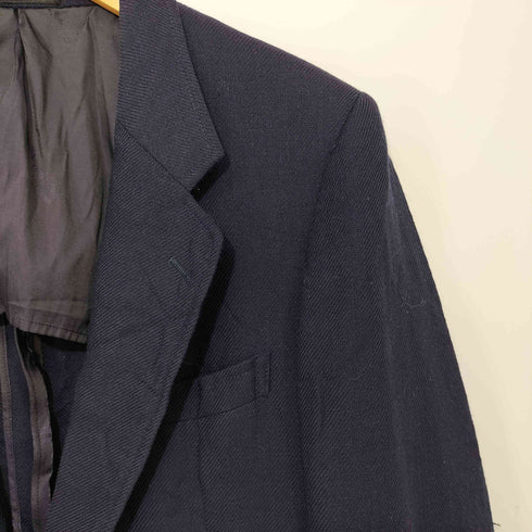 アクアスキュータム AQUASCUTUM 80-90s 背抜き サマーウール 2Bテーラードジャケット メンズ 98-88-175