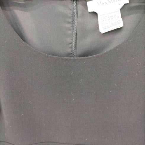 マックスマーラ MAX MARA ウール混 ノースリーブワンピース レディース 38
