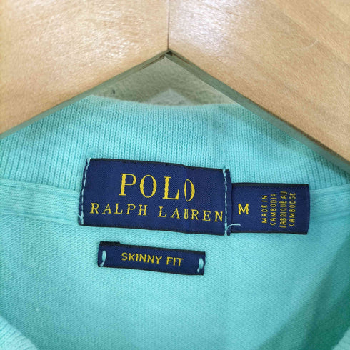 ポロラルフローレン POLO RALPH LAUREN SKINNY FIT ポニー刺繍 ポロシャツ レディース import:M