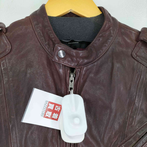 ジャックローズ JACKROSE シープスキン シングルレザージャケット ダメージ加工 メンズ JPN:3