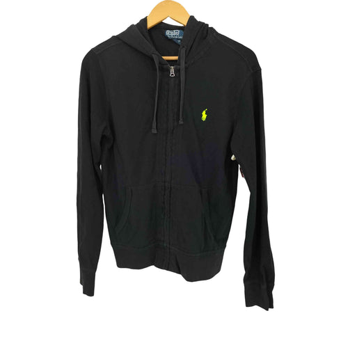 ポロバイラルフローレン Polo by RALPH LAUREN ポニー刺繍 コットン ジップアップパーカー レディース import:L
