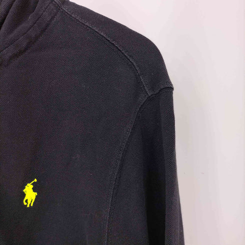 ポロバイラルフローレン Polo by RALPH LAUREN ポニー刺繍 コットン ジップアップパーカー レディース import:L