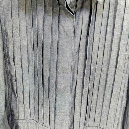 アルマーニエクスチェンジ ARMANI EXCHANGE 15AW プリーツデザイン L/S シャツ メンズ import:M