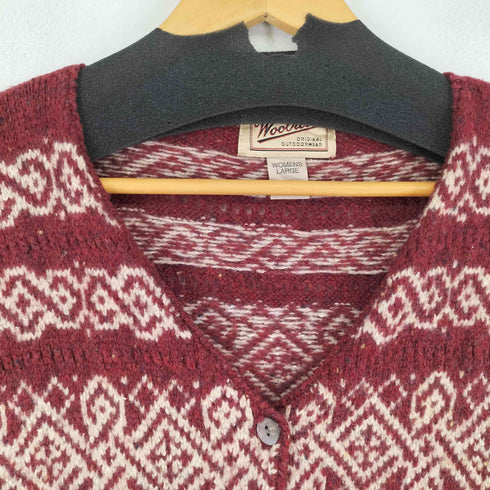 ウールリッチ WOOLRICH 総柄ウールニットベスト レディース JPN:L