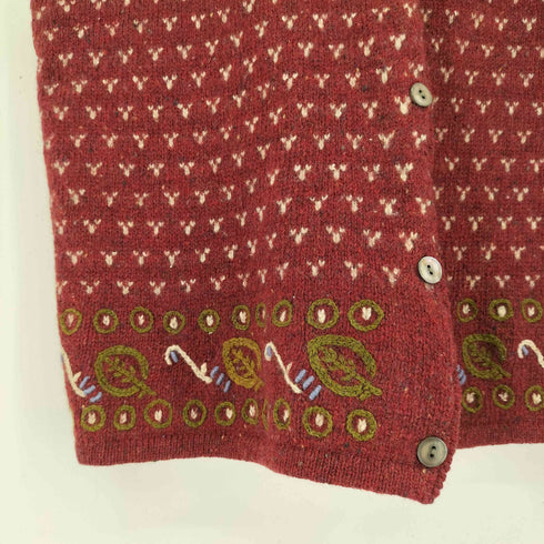 ウールリッチ WOOLRICH 総柄ウールニットベスト レディース JPN:L