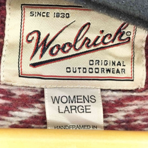 ウールリッチ WOOLRICH 総柄ウールニットベスト レディース JPN:L