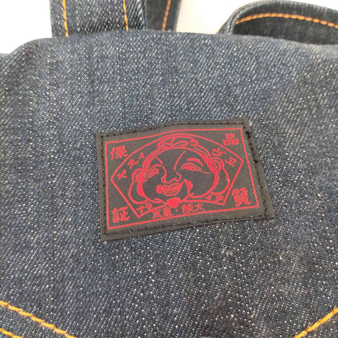エヴィス EVISU カモメプリント デニムバックパック メンズ