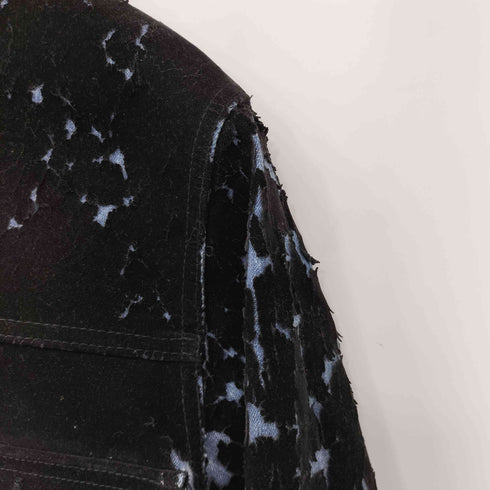 チルドレンオブザディスコーダンス Children of the discordance 2nd型 フェルト地 ダメージ加工 デニムジャケット メンズ
