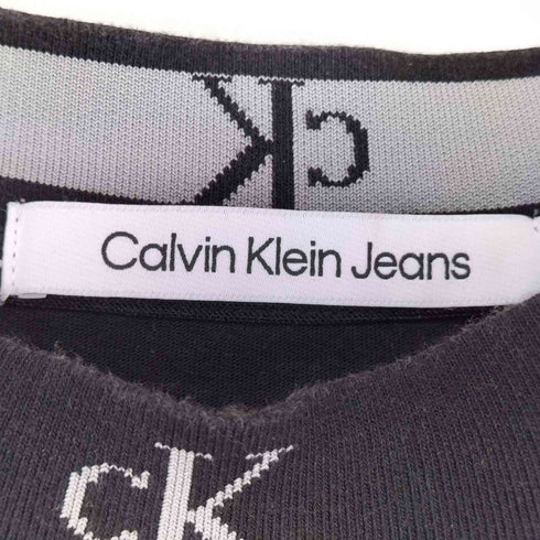 カルバンクラインジーンズ Calvin Klein Jeans ネックロゴライン クルーネックTシャツ メンズ JPN:L