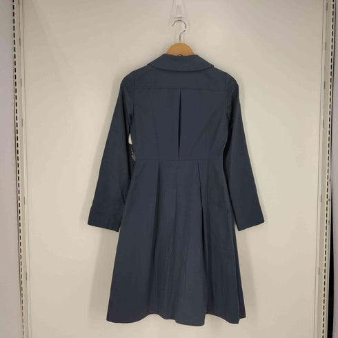 シビラ Sybilla ポリコットンナイロン タック ステンカラーコート レディース JPN:M