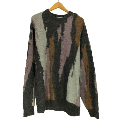 ジャーナルスタンダード JOURNAL STANDARD 23AW モヘヤミックス スプラッシュ ジャガード クルーネックニット メンズ JPN:L
