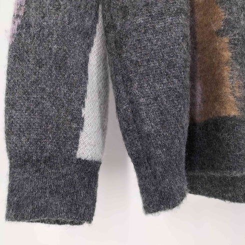 ジャーナルスタンダード JOURNAL STANDARD 23AW モヘヤミックス スプラッシュ ジャガード クルーネックニット メンズ JPN:L