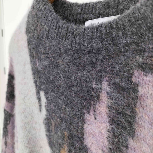 ジャーナルスタンダード JOURNAL STANDARD 23AW モヘヤミックス スプラッシュ ジャガード クルーネックニット メンズ JPN:L