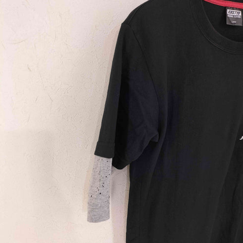 キックスティーワイオー KIKS TYO フェイクレイヤード BALLERS SQUAD クルーネックTシャツ メンズ JPN:L
