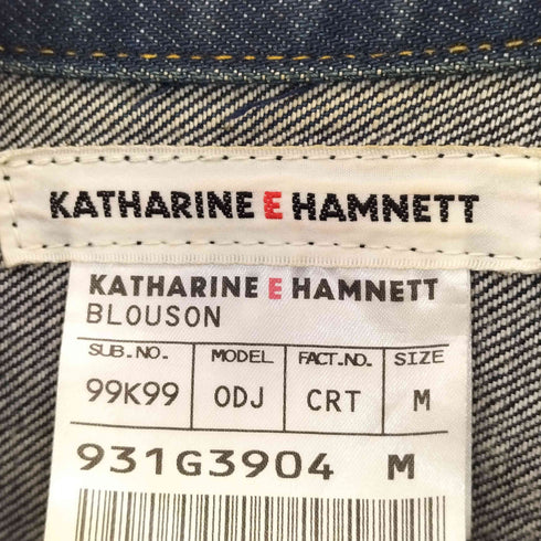 キャサリンハムネットロンドン KATHARINE HAMNETT LONDON ODJ 1st型デニムジャケット メンズ JPN:M