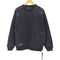 ザラ ZARA ダメージ加工 デニム地 ジッパー スウェットシャツ メンズ import:S