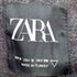 ザラ ZARA ダメージ加工 デニム地 ジッパー スウェットシャツ メンズ import:S