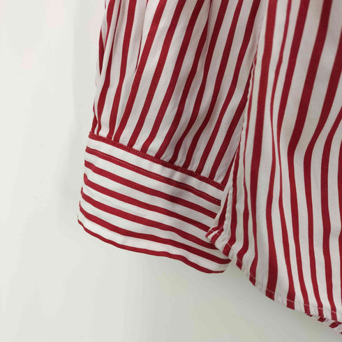 ラルフローレン RALPH LAUREN 90s CUSTOM FIT ストライプ柄ボタンダウンシャツ メンズ JPN:L