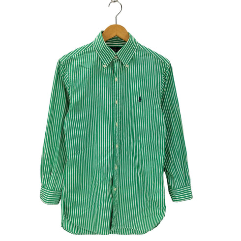 ラルフローレン RALPH LAUREN SLIM FIT ストライプ柄ボタンダウンシャツ メンズ 165/88a